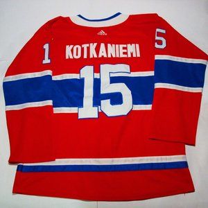 Jesperi Kotkaniemi Montreal Canadiens Home Adidas Hockey Jersey Size 52